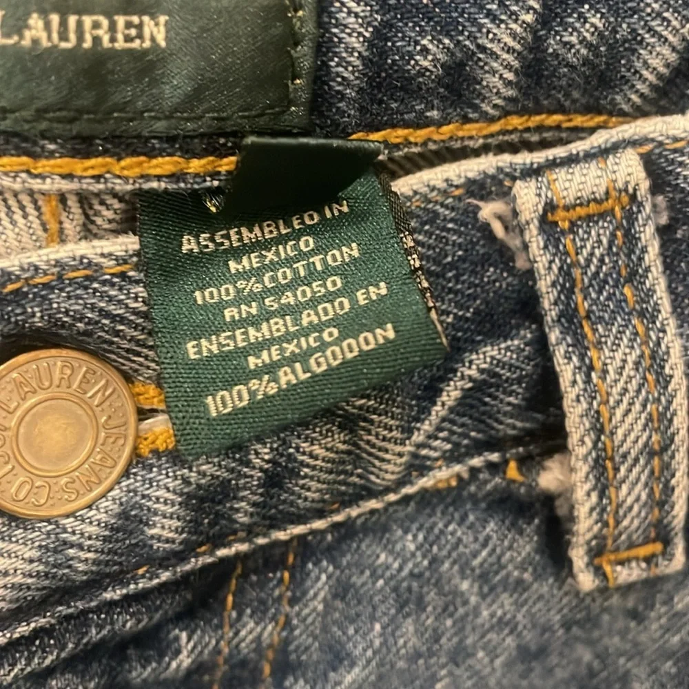 Vintage Ralph Lauren High Waist Straight Leg Jeans